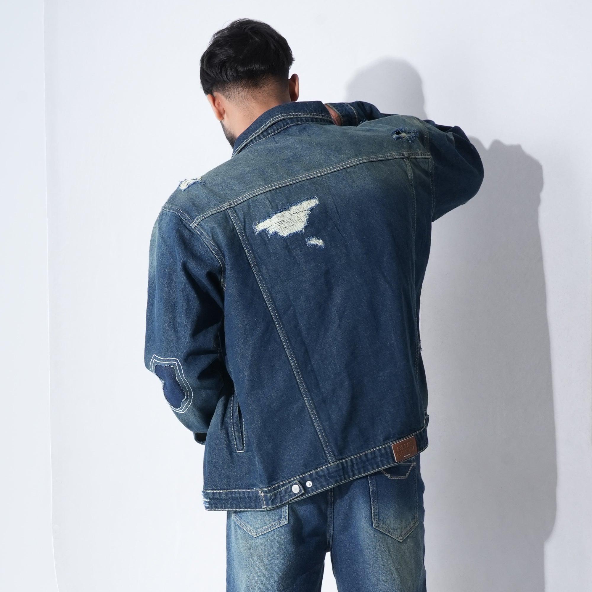 RIP AND REPAIR DENIM JACKET