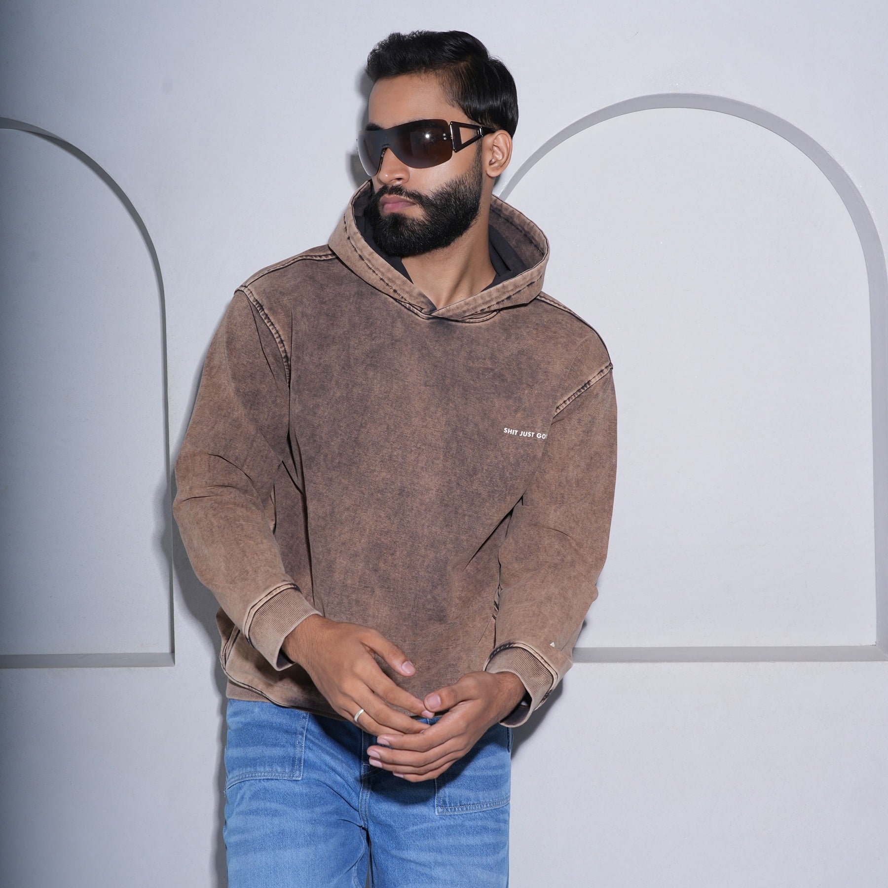 GOD SAVES BROWN HOODIE