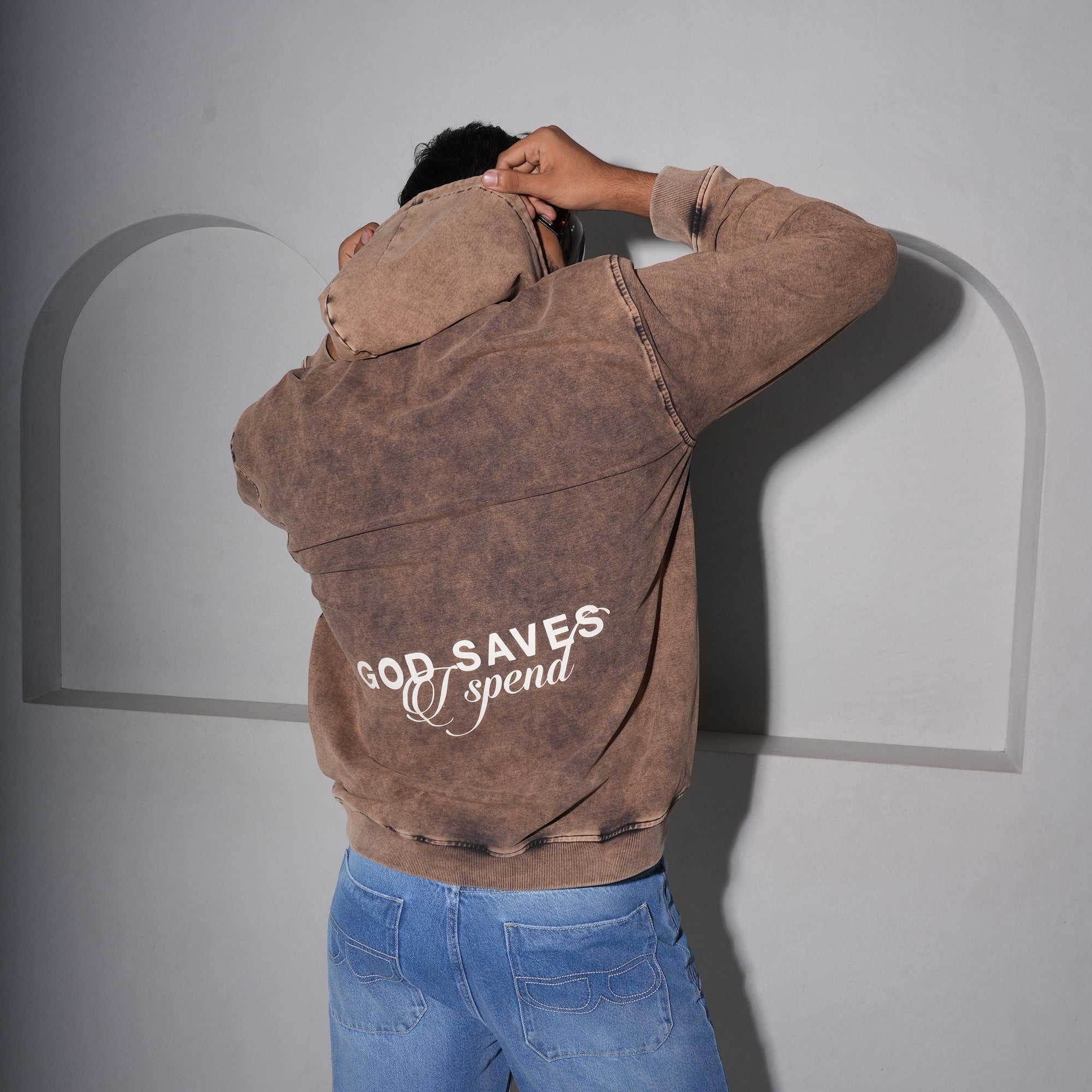 GOD SAVES BROWN HOODIE