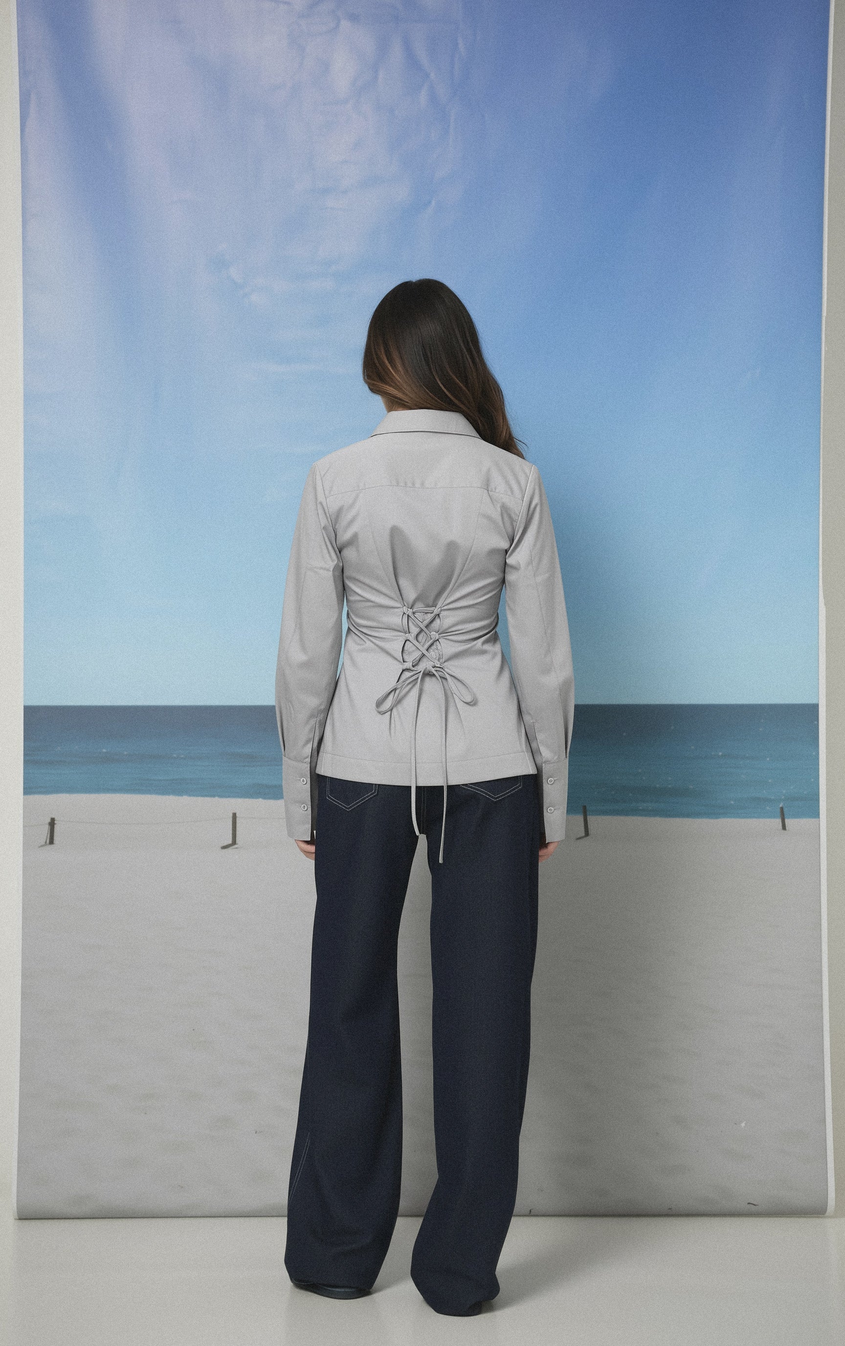 ELARA SHIRT FROST GREY
