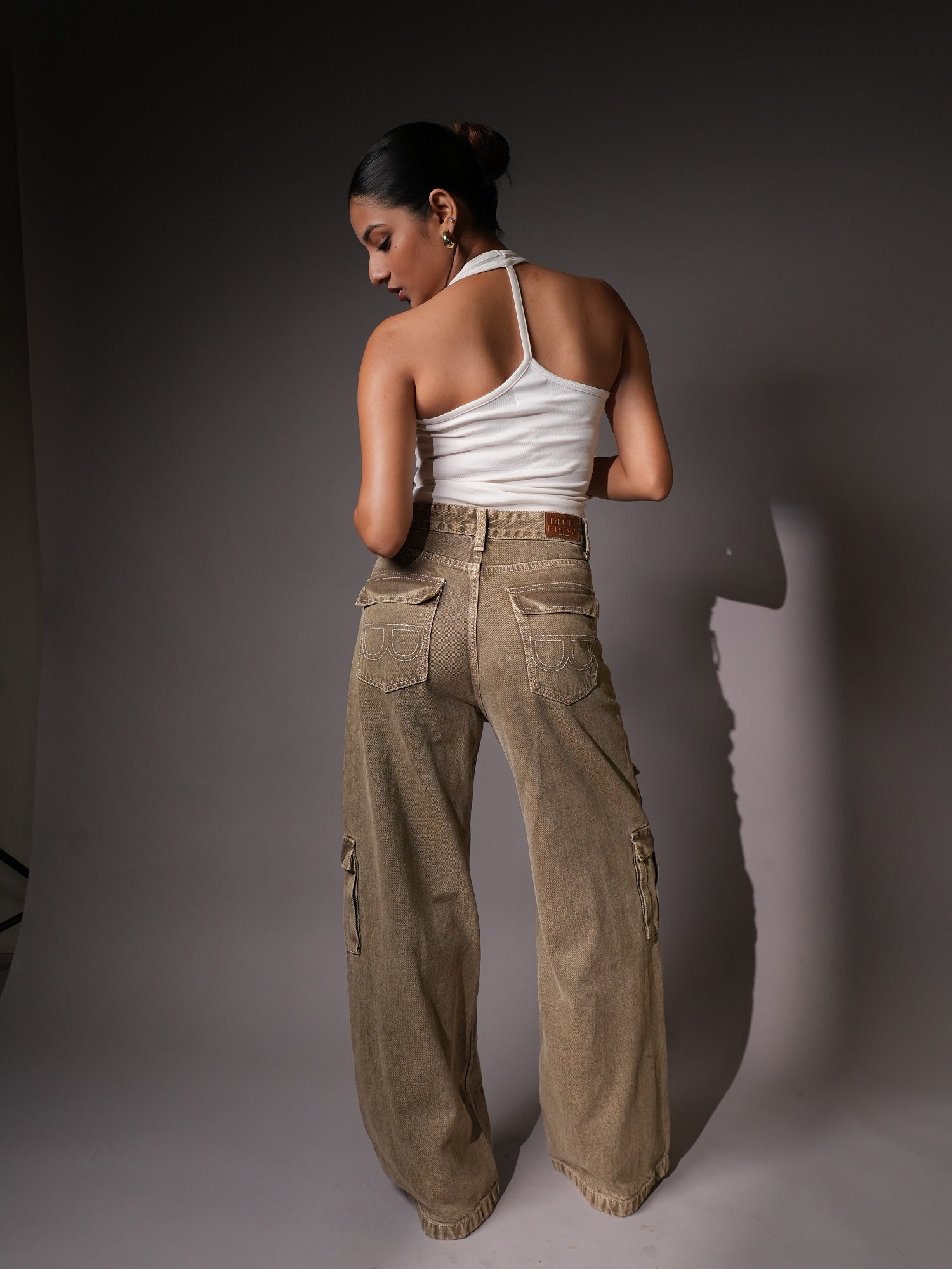 MATCHA GRANDE DENIM CARGO