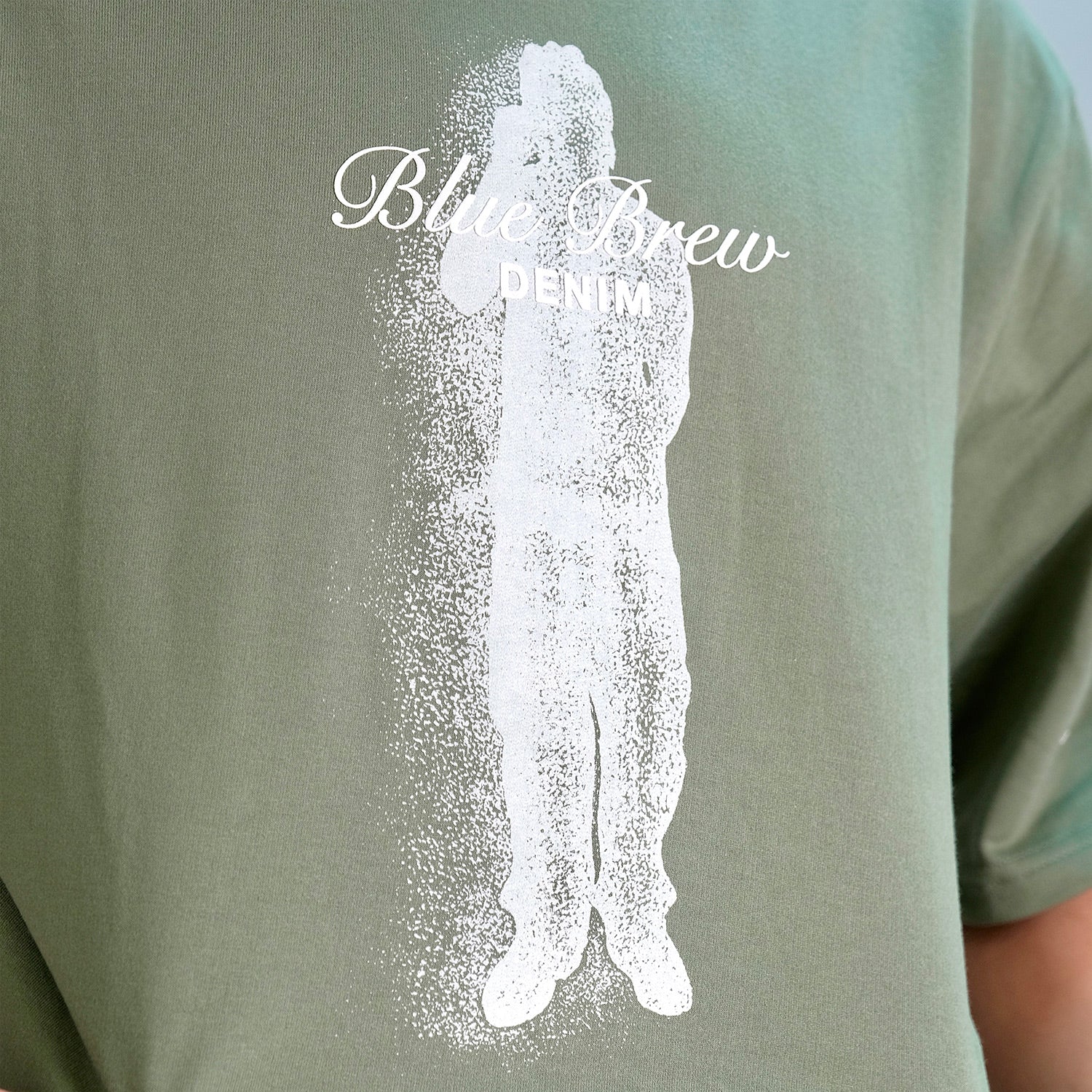 SAGE GREEN DENIM GHOST