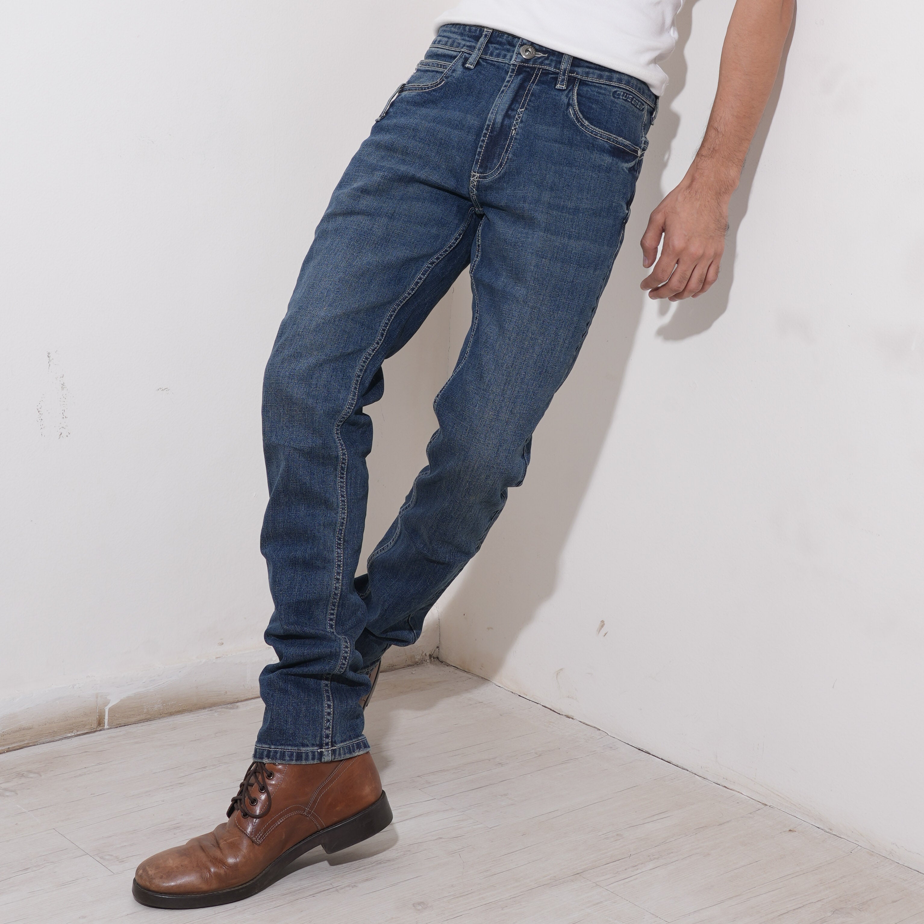 MID BLUE LEAN SLIM FIT