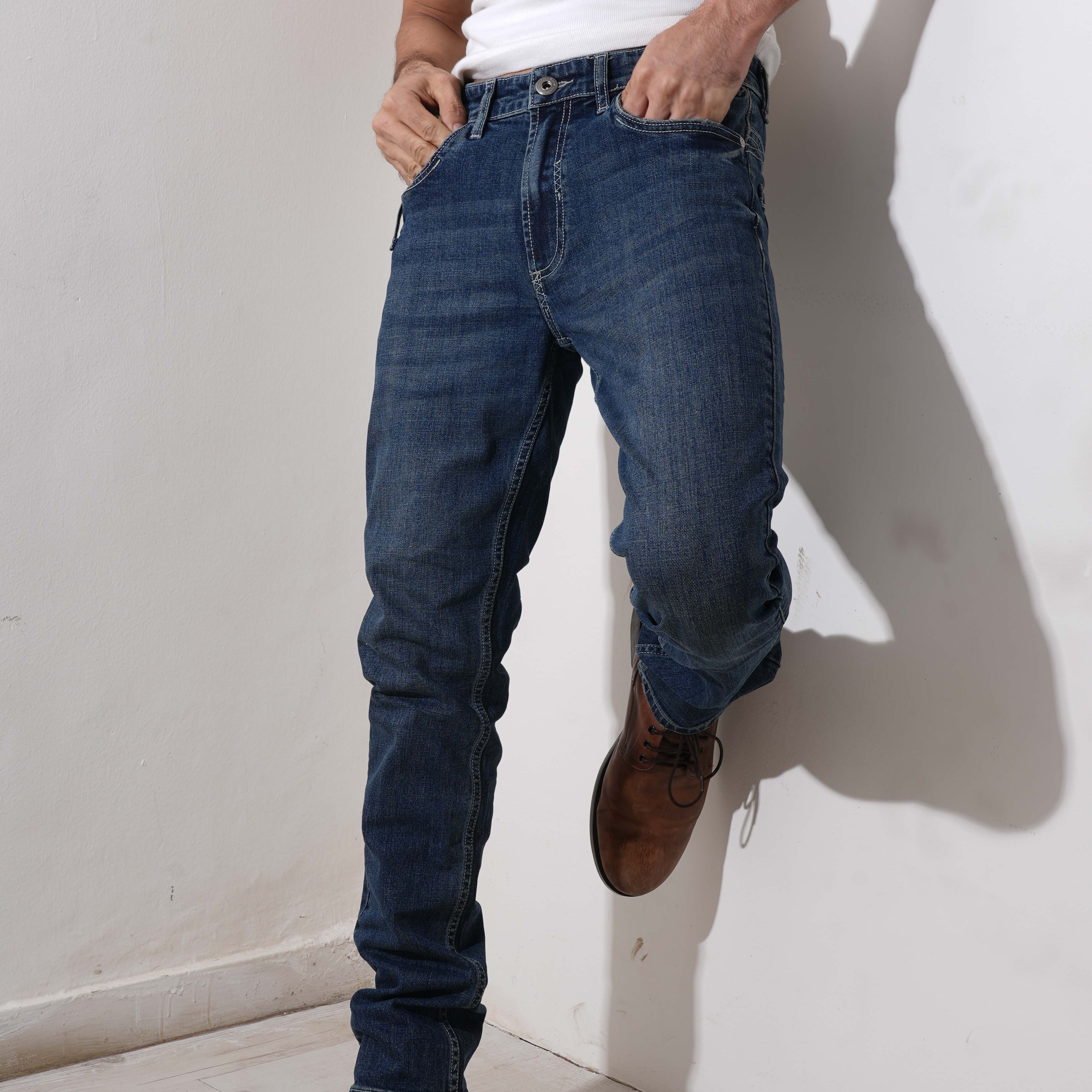MID BLUE LEAN SLIM FIT