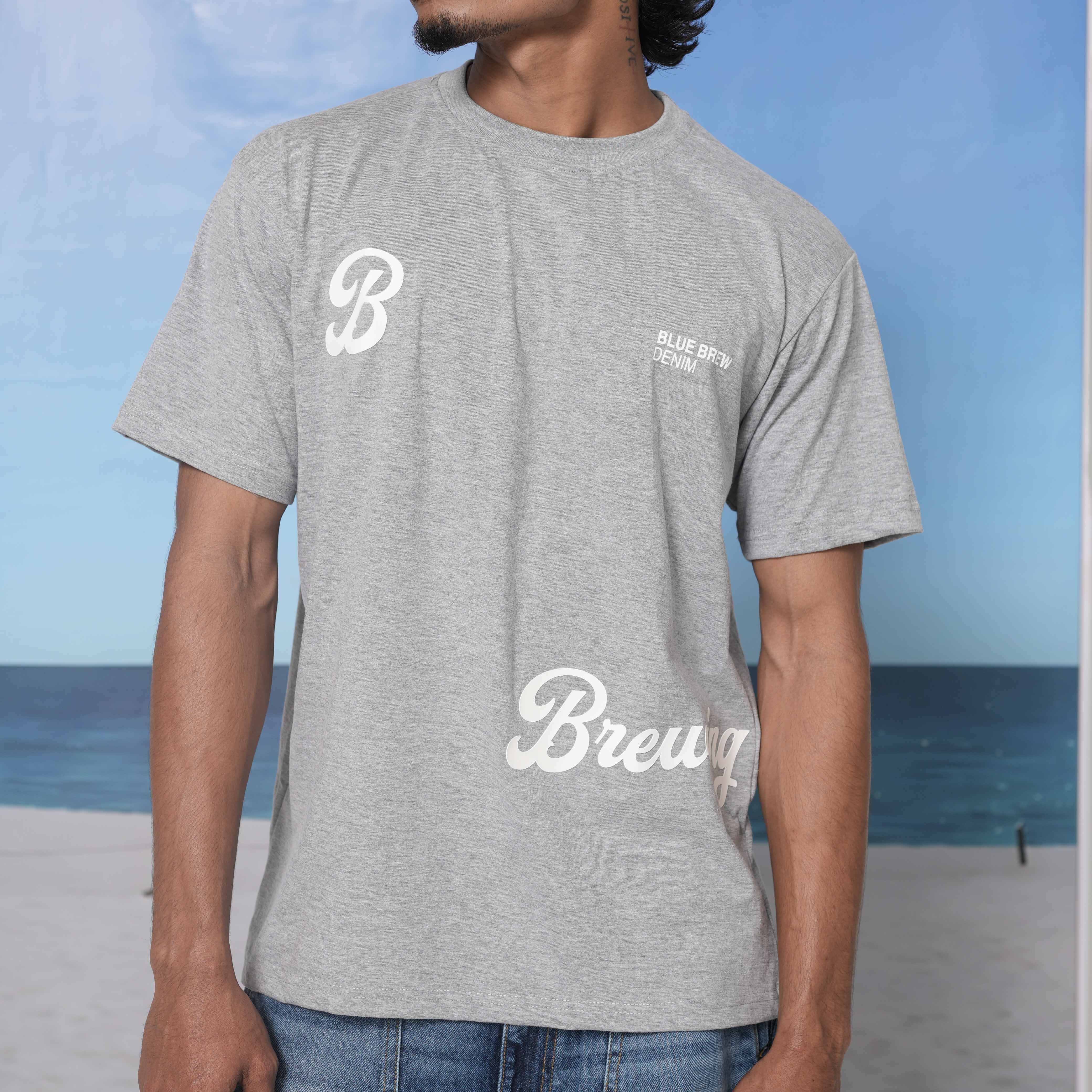 BREWING BAD IDEAS GREY T-SHIRT