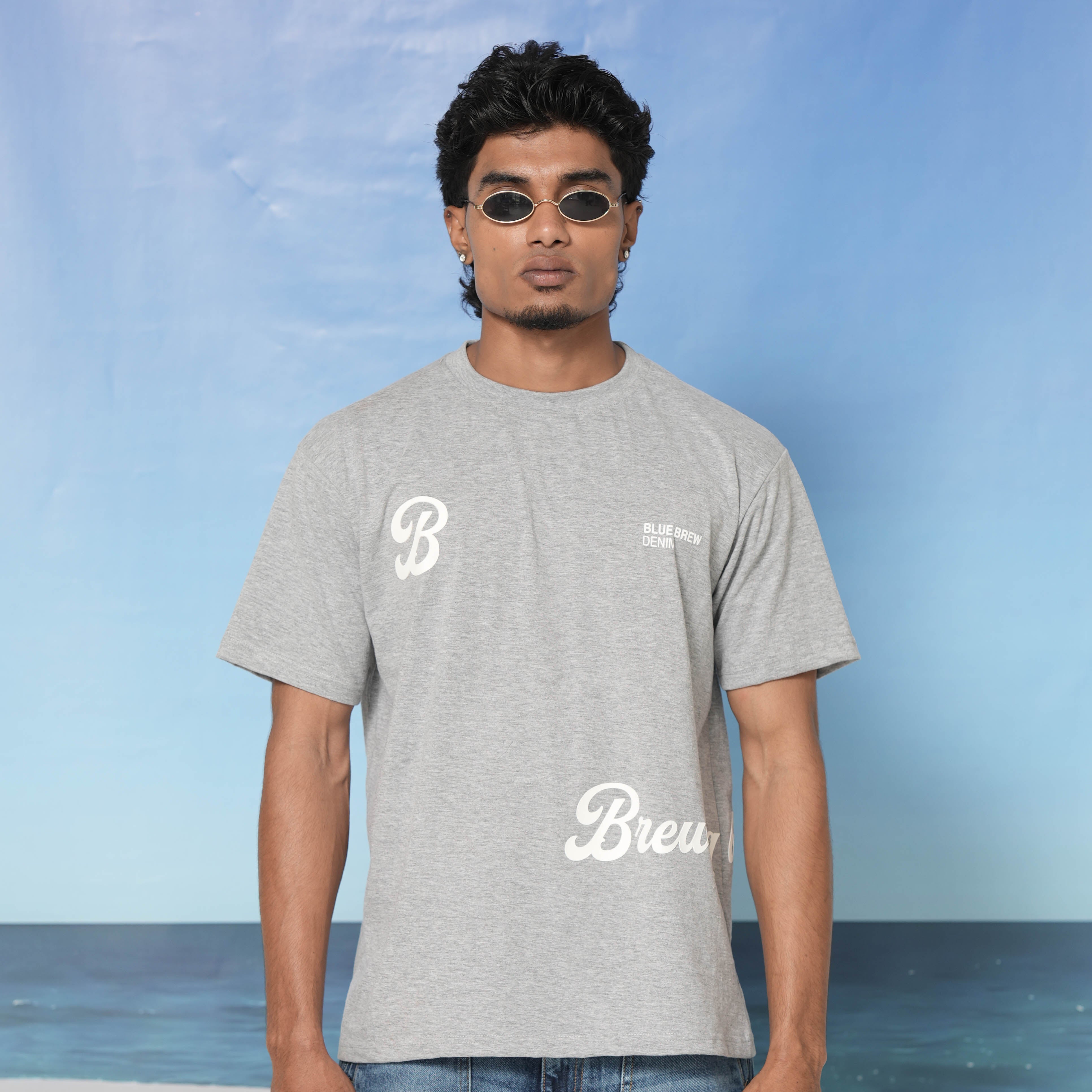 BREWING BAD IDEAS GREY T-SHIRT