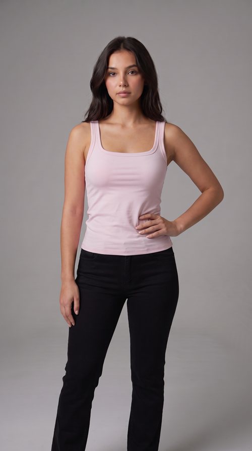 Polymide Pink Tank top