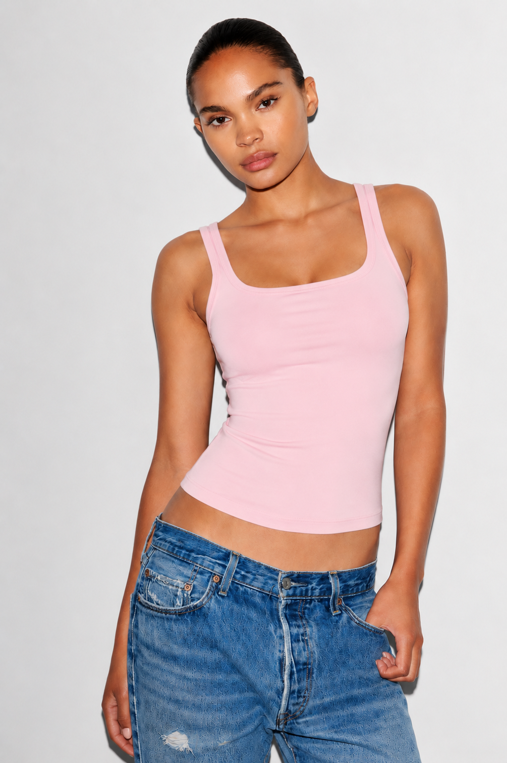 Polymide Pink Tank top