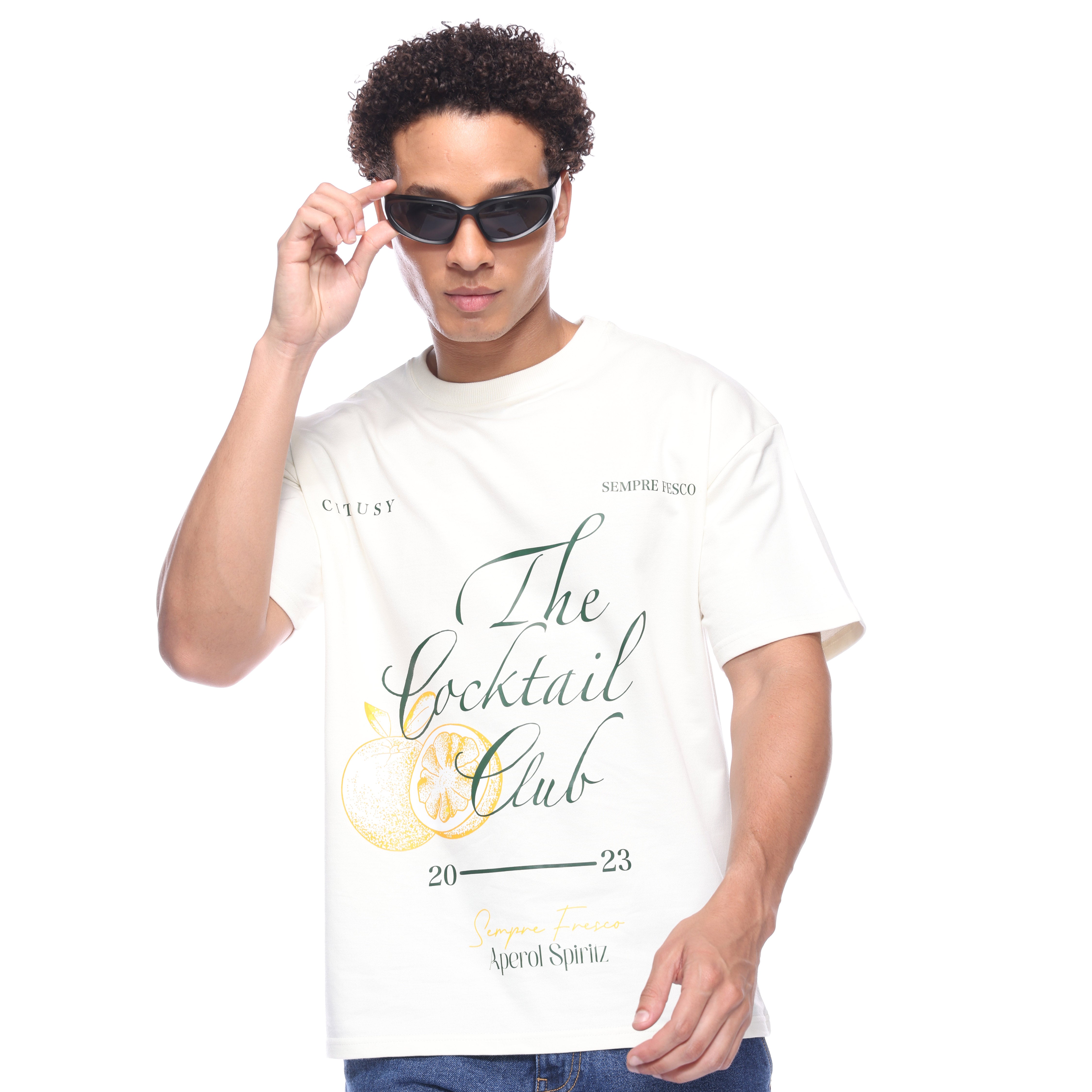 COCKTAIL CLUB TSHIRT Blue Brew
