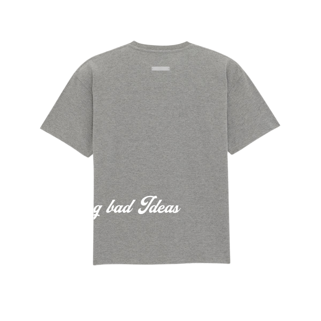 BREWING BAD IDEAS GREY T-SHIRT