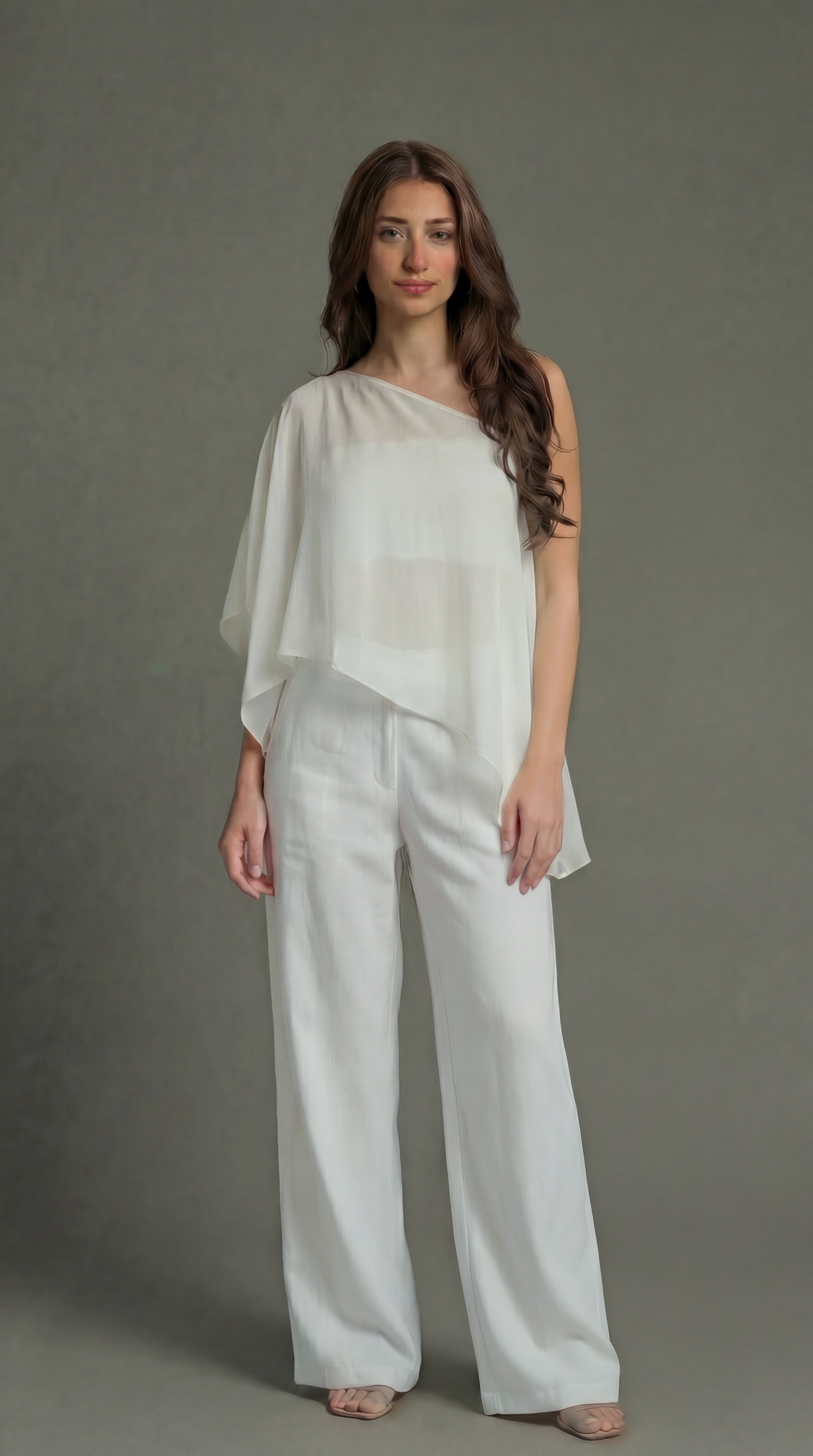 MULTI WAY TOP(Dummy) #Color_White