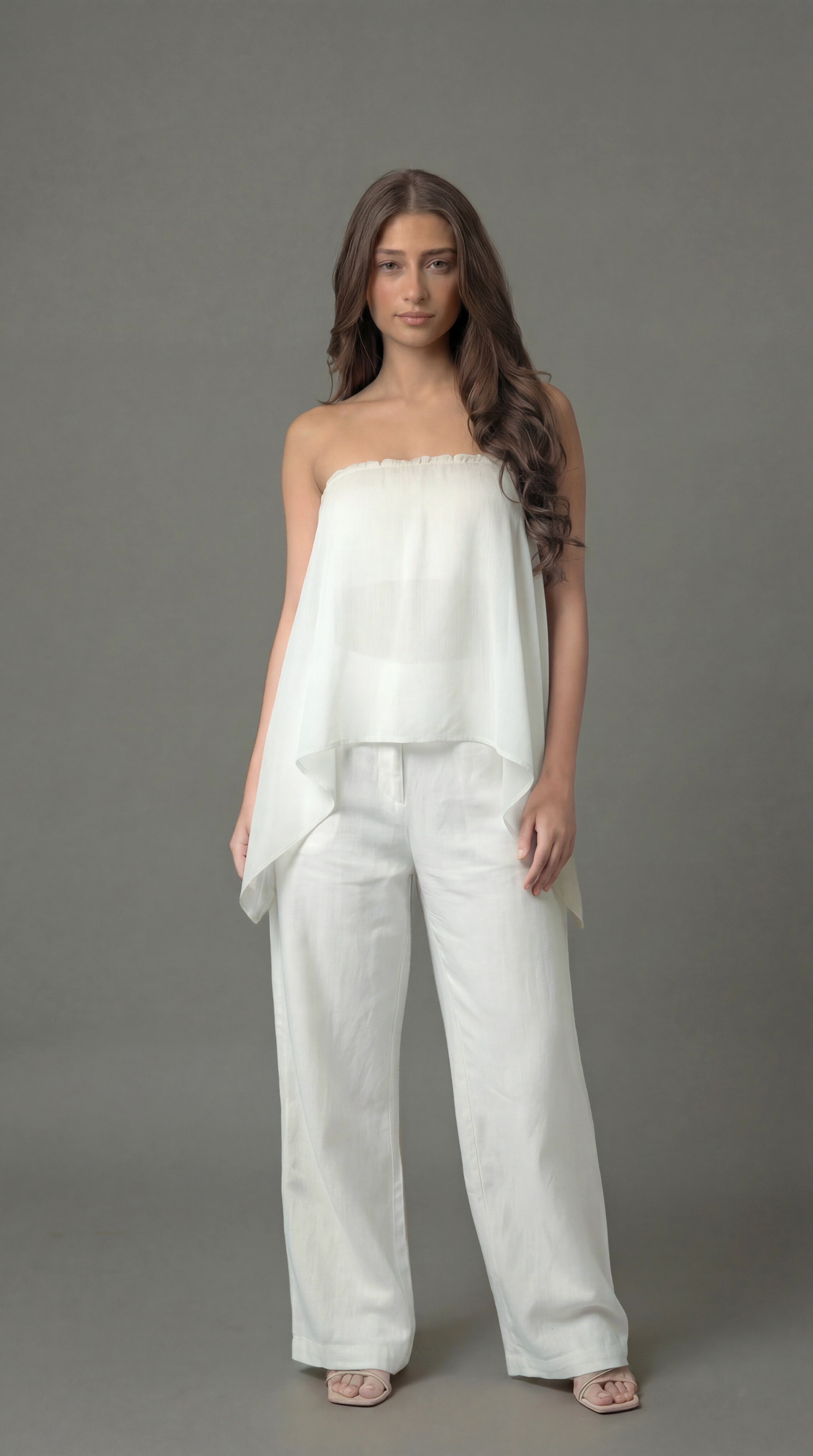 MULTI WAY TOP(Dummy) #Color_White