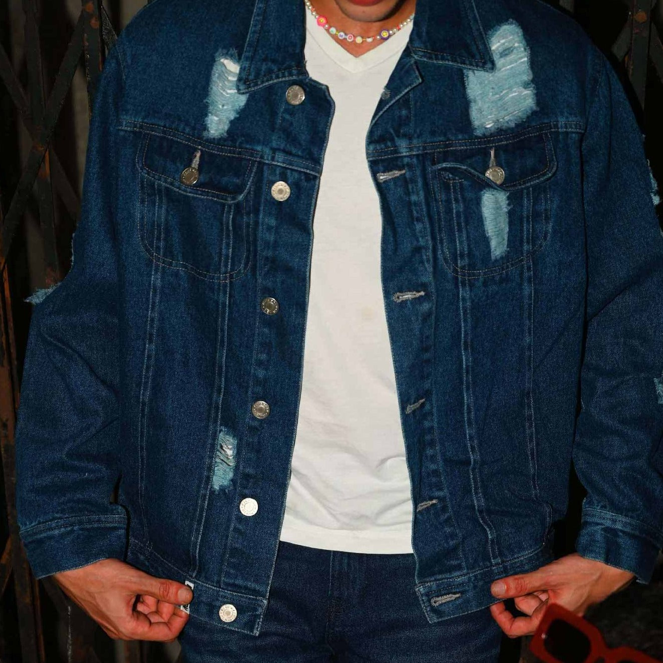 PRINTED DENIM JACKET