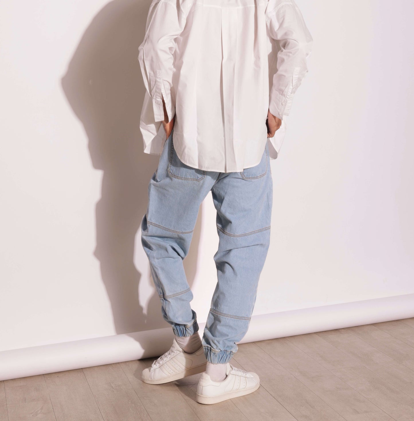 BASIC DENIM JOGGERS