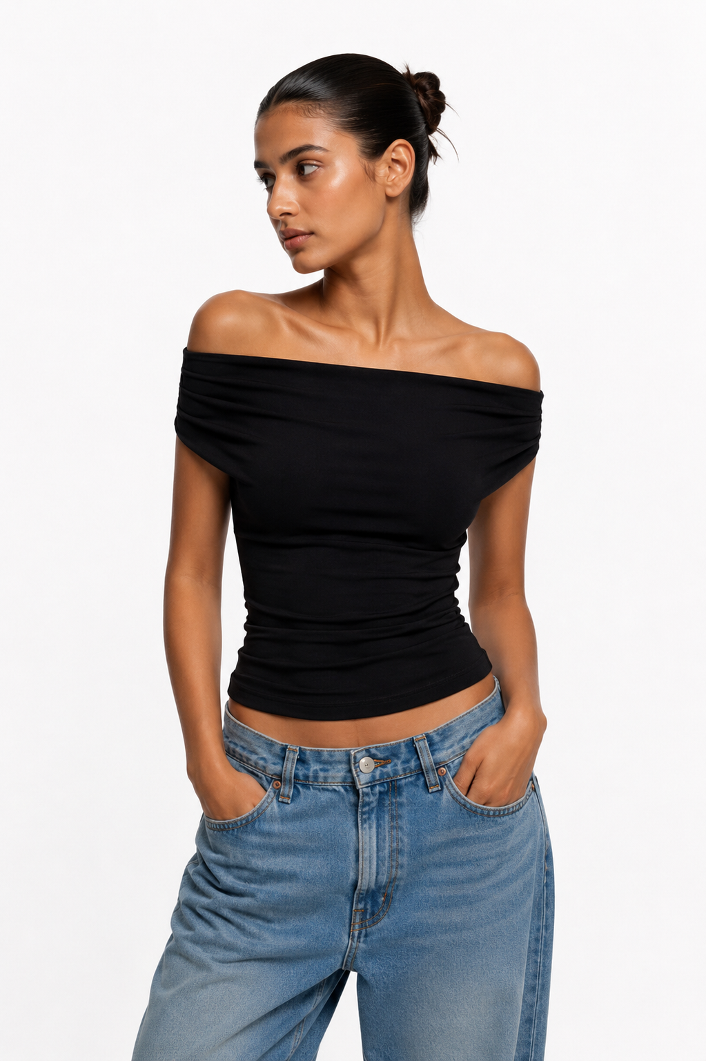 Cowl Halter Neck Two way Top