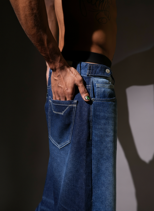 SUBTLE PATCHWORK DENIM