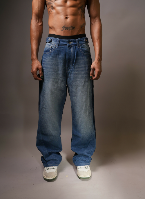 SUBTLE PATCHWORK DENIM