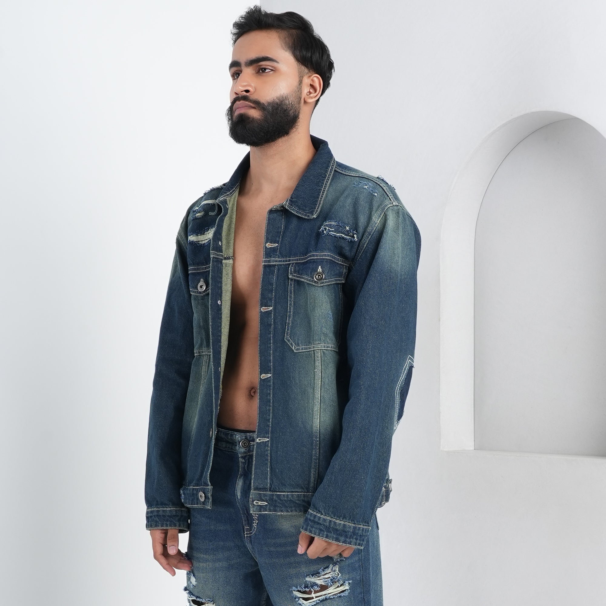 RIP AND REPAIR DENIM JACKET
