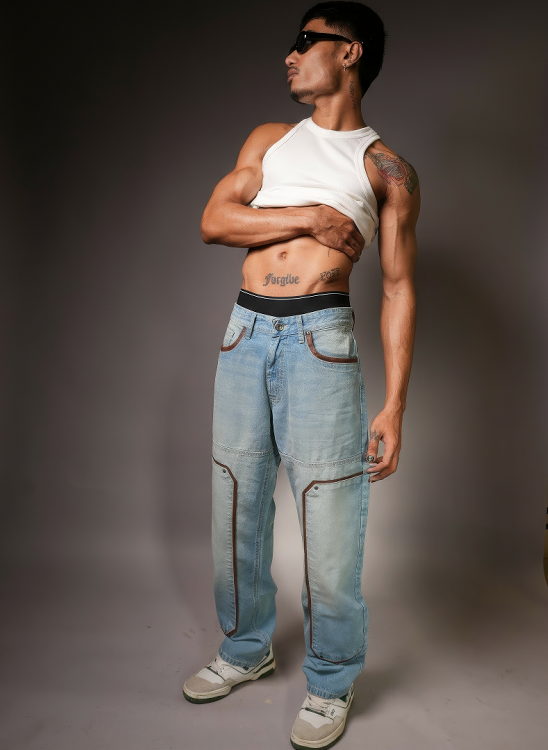 TANNED LINE LOOSE FIT