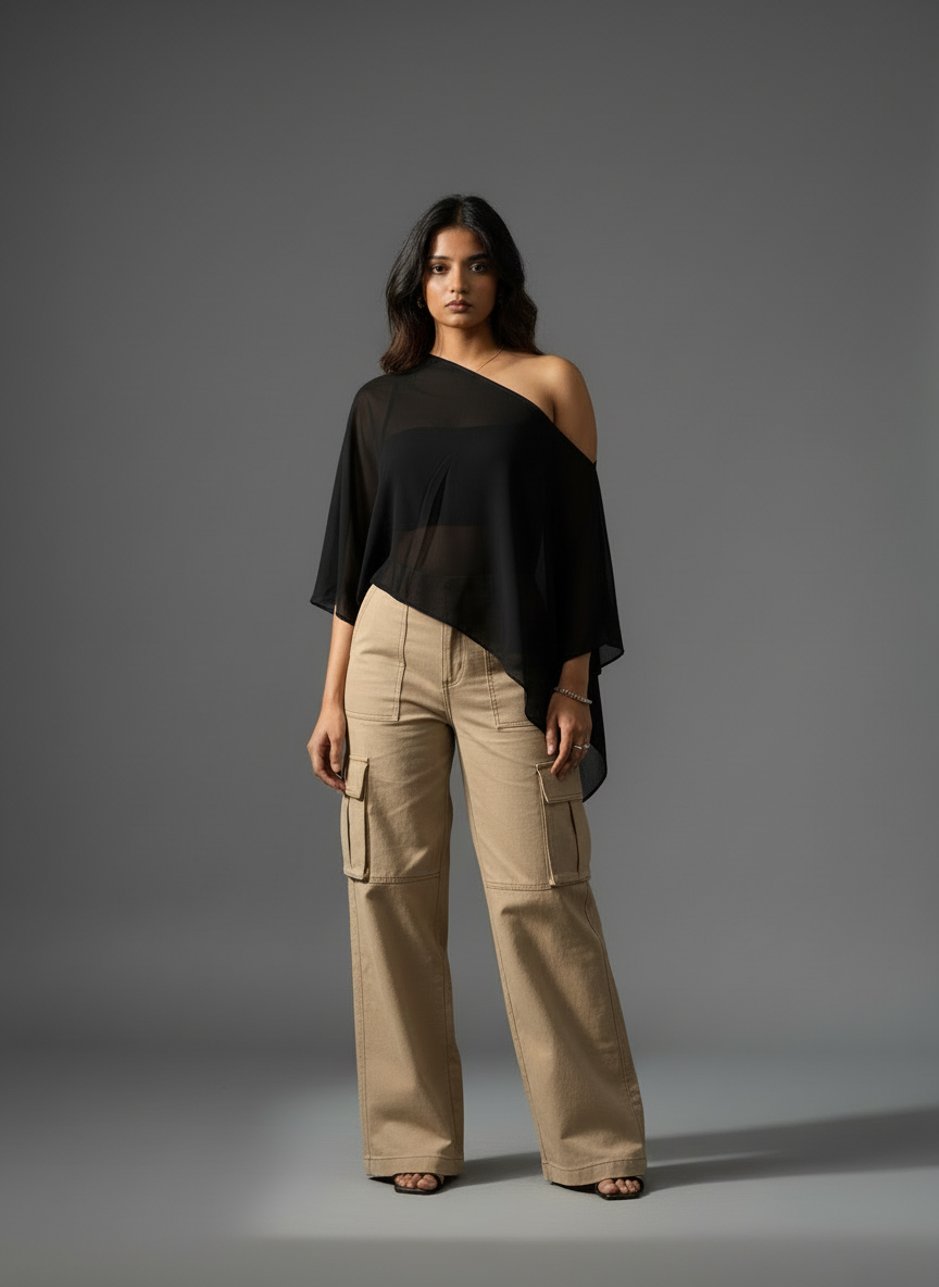 MULTI WAY TOP BLACK