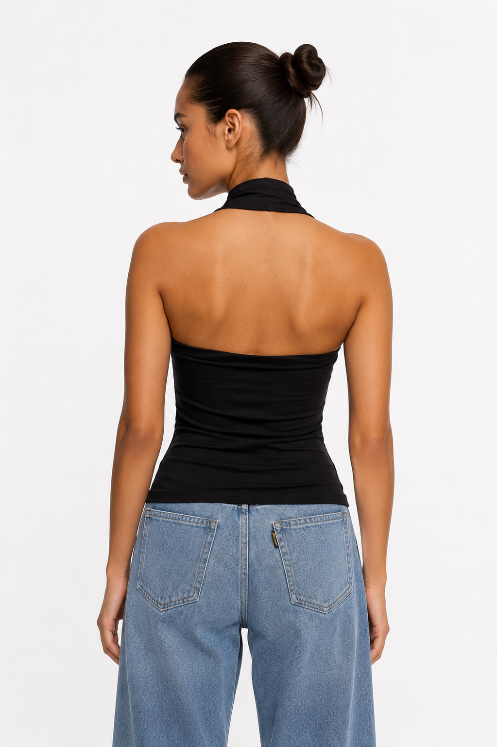 Cowl Halter Neck Two way Top