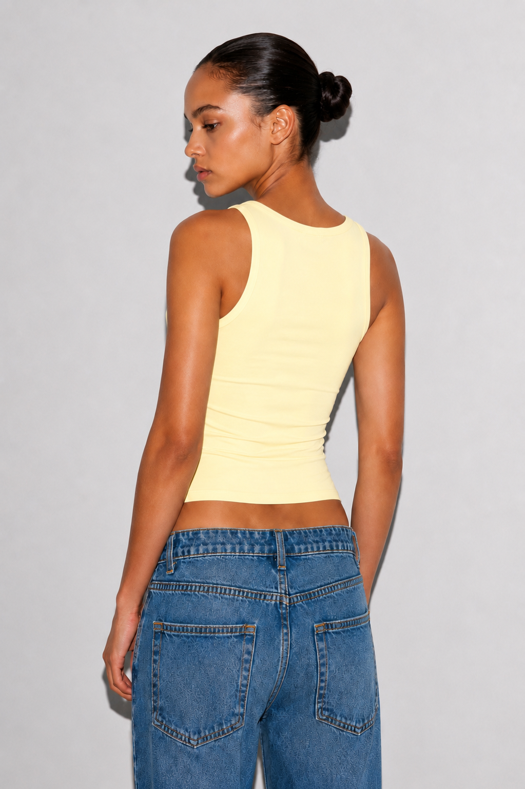 Polymide Yellow tank top