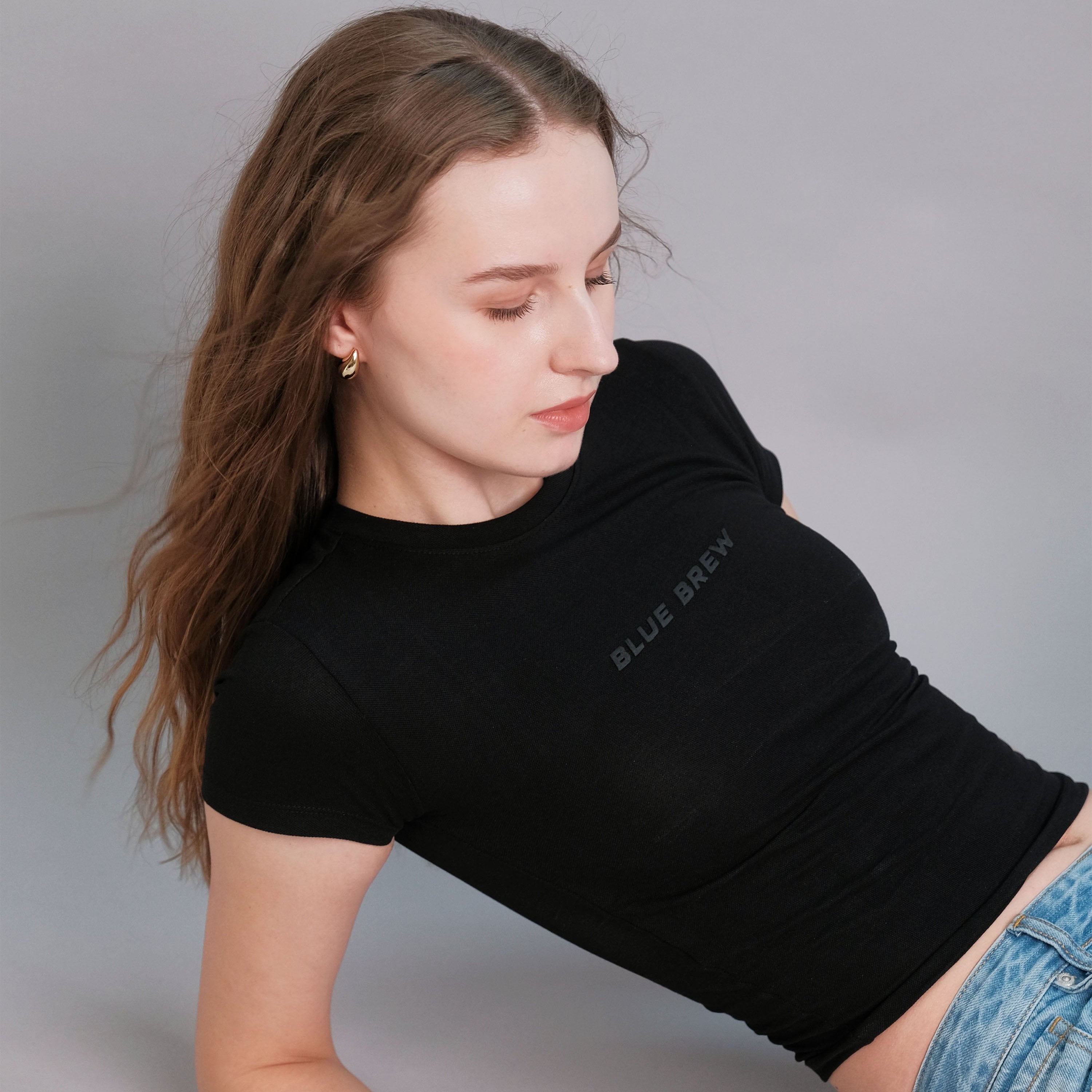 HUG ME TOP JET BLACK