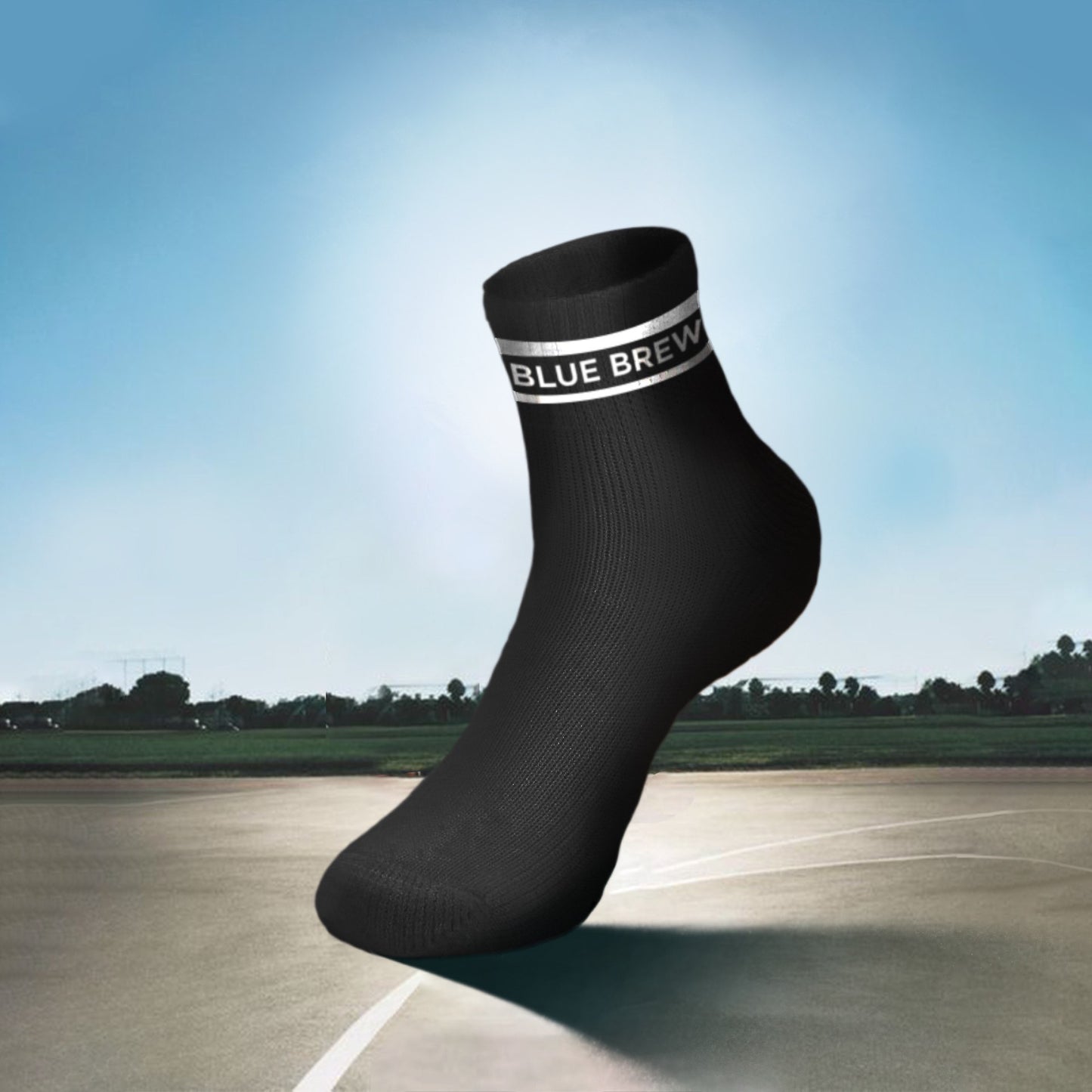 BLACK REGULAR SOCKS