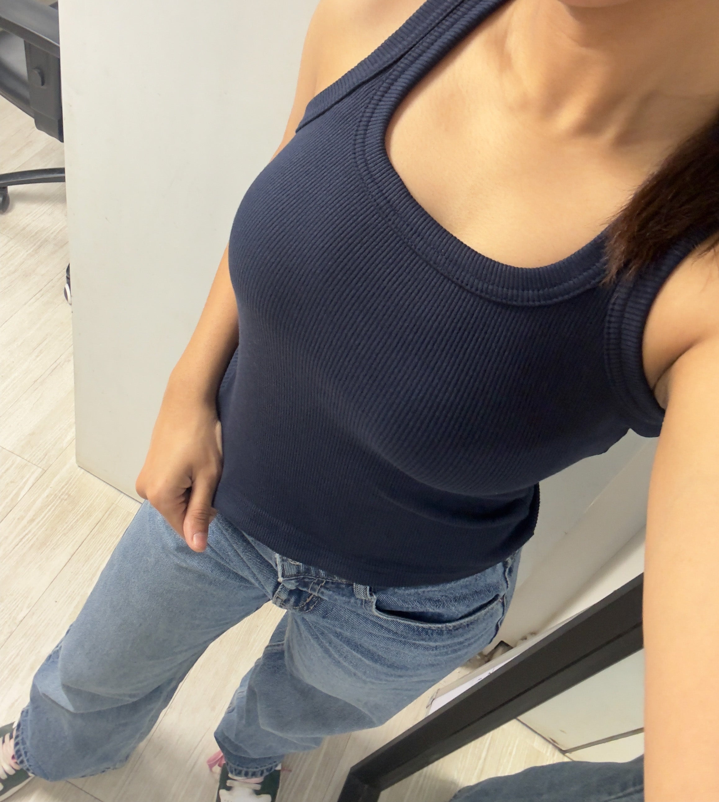 TANK TOP NAVY BLUE
