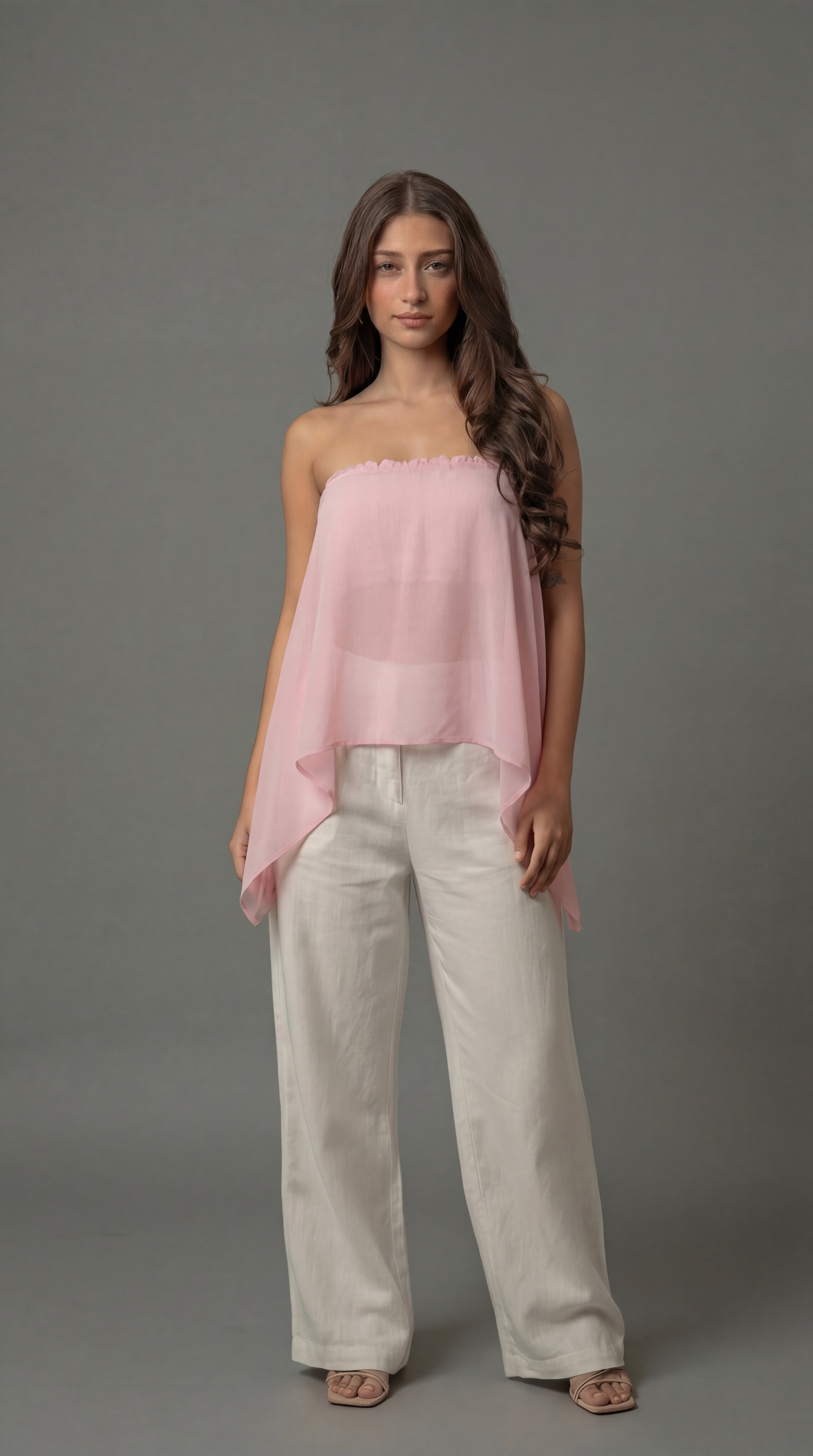 MULTI WAY TOP(Dummy) #Color_Pink