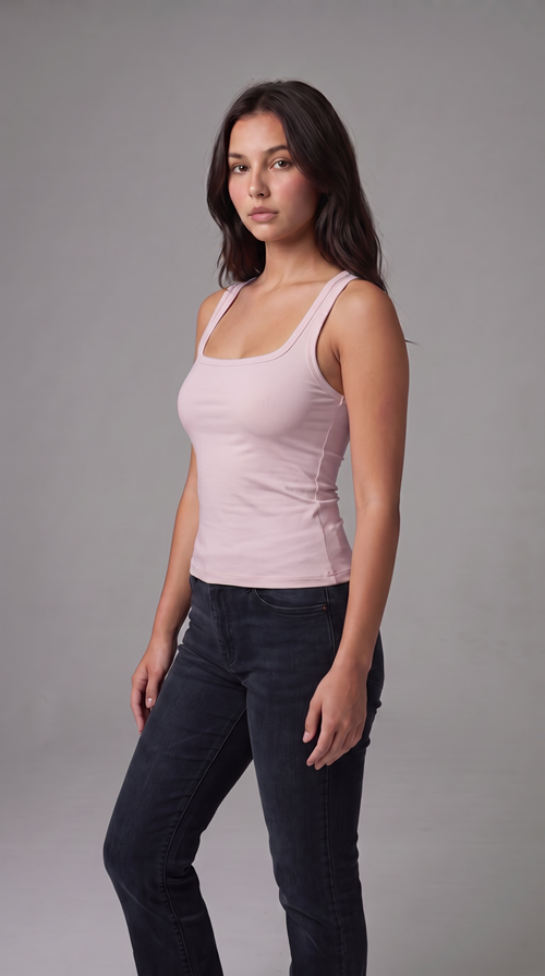 Polymide Pink Tank top