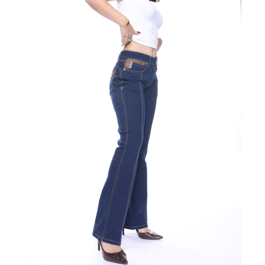 WOMEN SLINKY BOOTCUT LOW WAIST