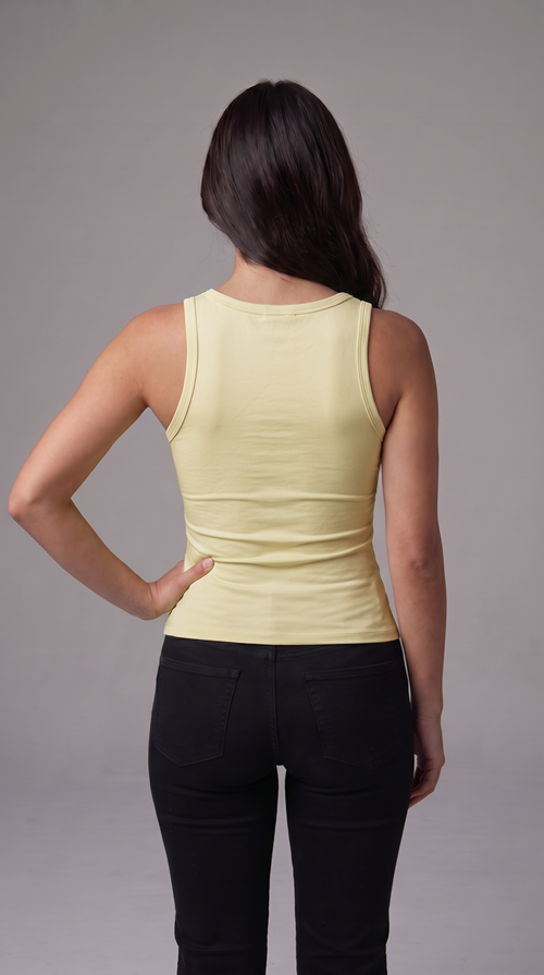 Polymide Yellow tank top