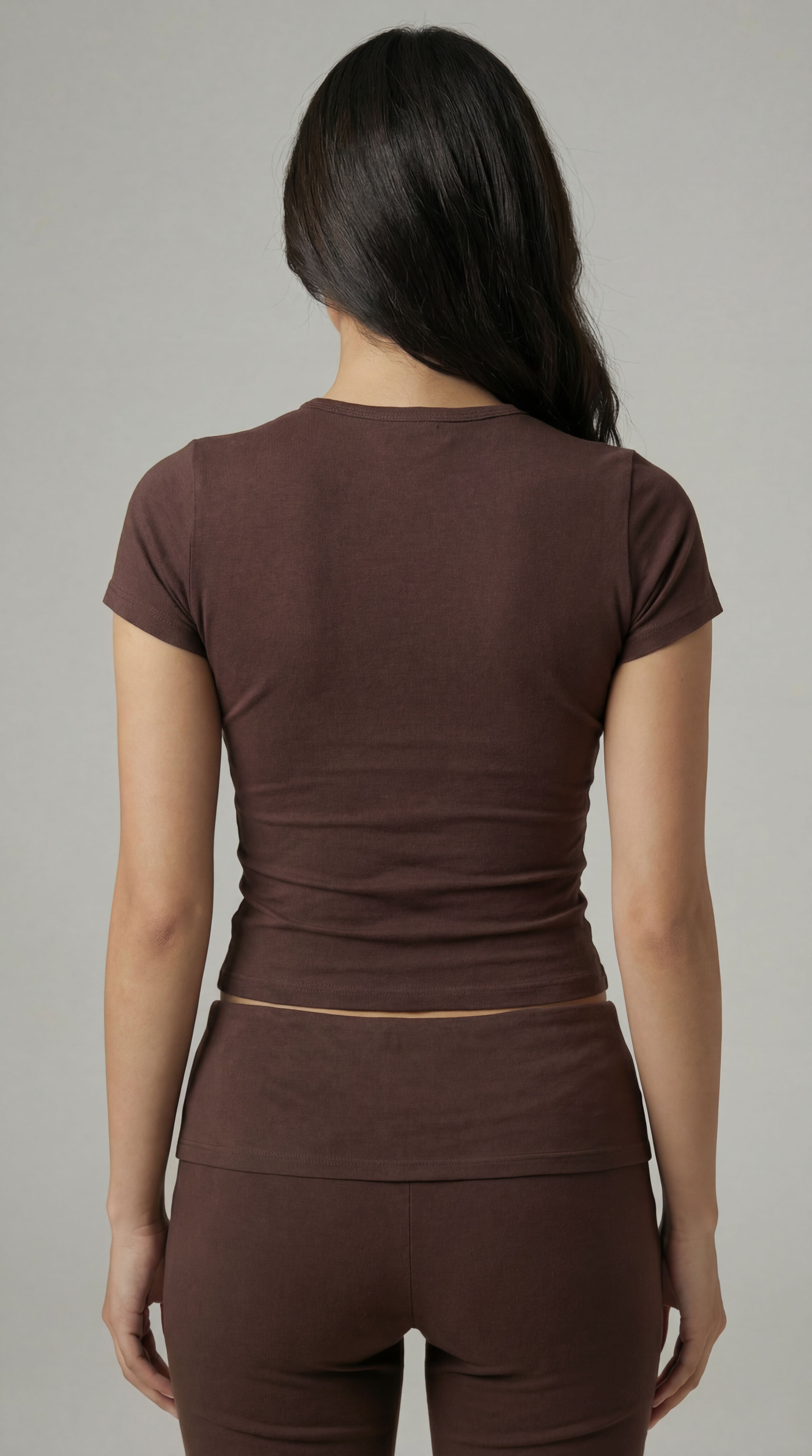 HUG ME TOP BROWN