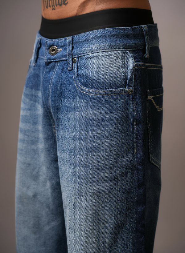 SUBTLE PATCHWORK DENIM