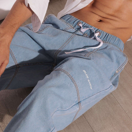 BASIC DENIM JOGGERS