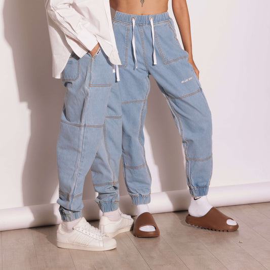 BASIC DENIM JOGGERS